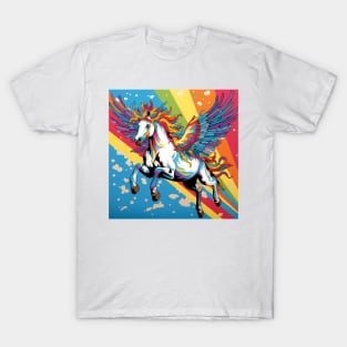 Pride Pegasus Pop Art 2 T-Shirt
